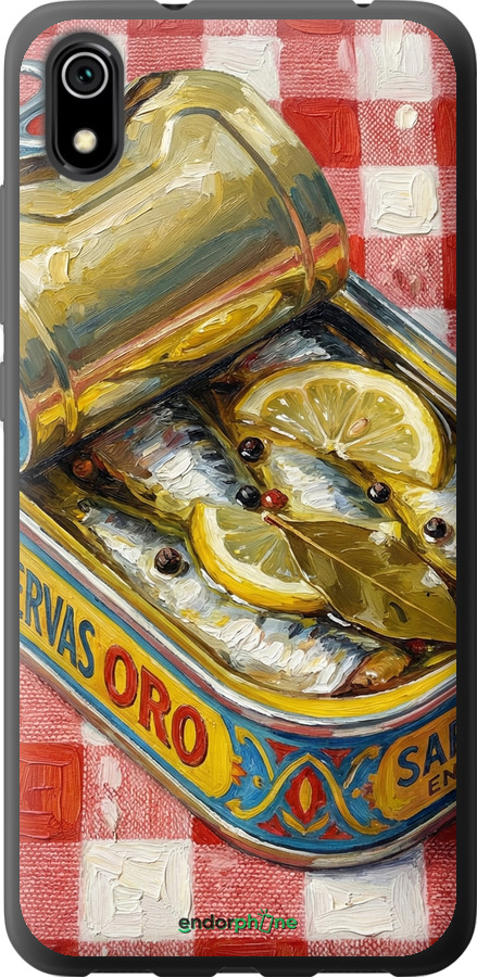 2D пластиковый чехол Vintage Sardine Tin Phone для Xiaomi Redmi 7A - 6772t-1716 изображение 