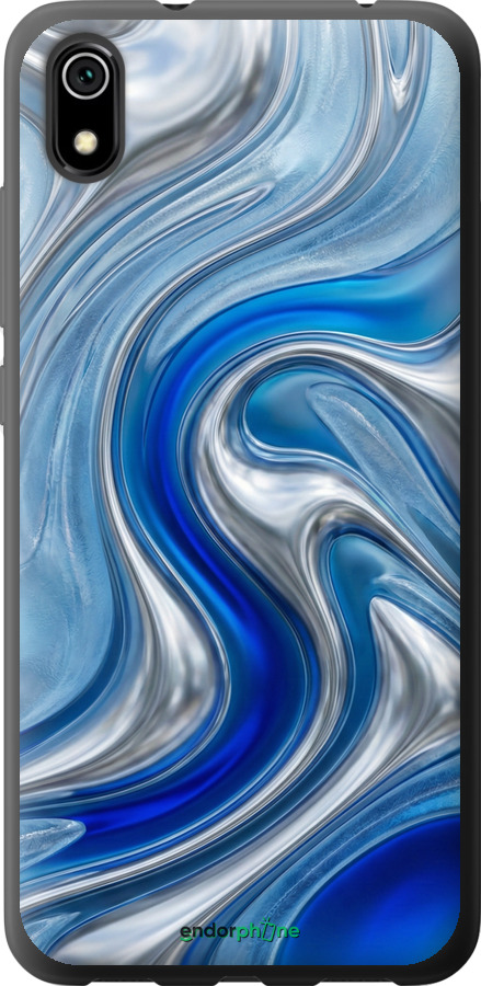 2D пластиковый чехол Liquid Chrome для Xiaomi Redmi 7A - 6781t-1716 изображение 