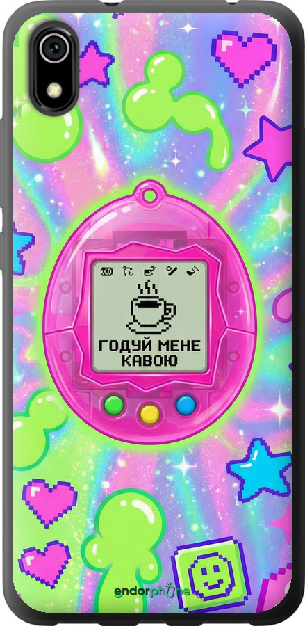 2D пластиковий чехол Y2K Aesthetic Retro Pet: Годуй мене кавою для Xiaomi Redmi 7A - 6784t-1716 изображение 