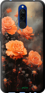 TPU чехол Оранжевые розы для Xiaomi Redmi 8 - 5944b-1806 изображение 