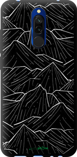 TPU чехол Із зображенням Темних гір для Xiaomi Redmi 8 - 6489b-1806 изображение 