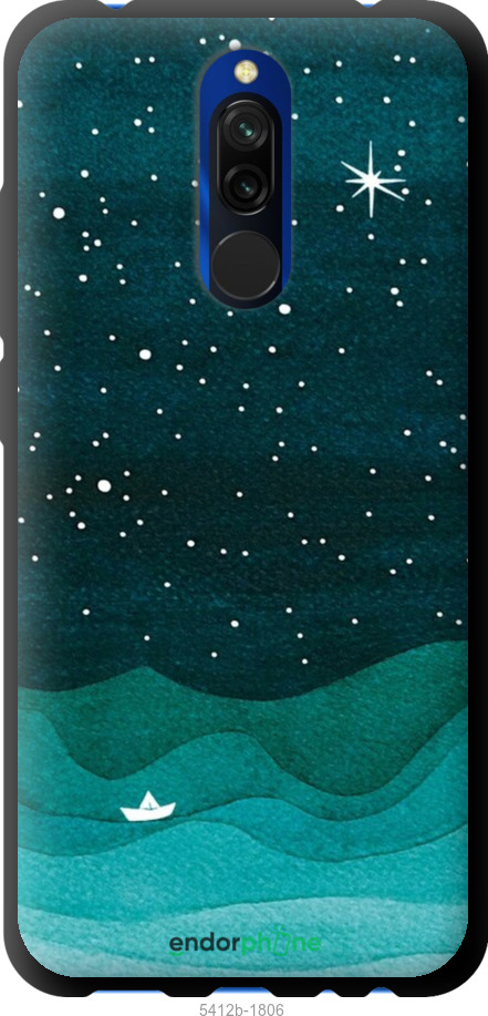 TPU чехол № 5412 для Xiaomi Redmi 8 - 5412b-1806 изображение 