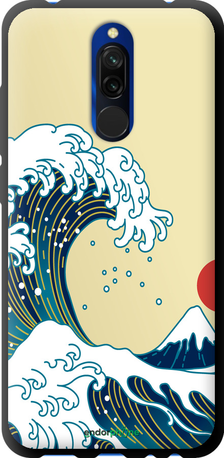 TPU чехол Японські хвилі для Xiaomi Redmi 8 - 5533b-1806 изображение 