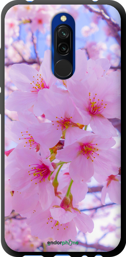 TPU чехол Сакура для Xiaomi Redmi 8 - 6029b-1806 изображение 