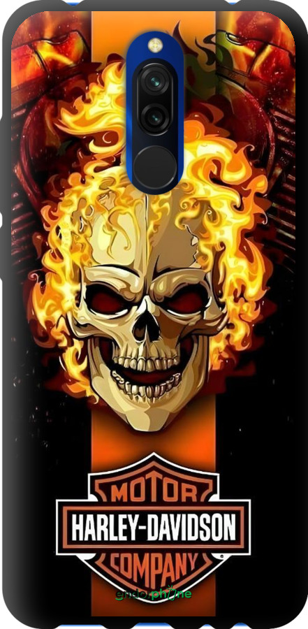 TPU чехол Харлей девидсон для Xiaomi Redmi 8 - 6370b-1806 изображение 