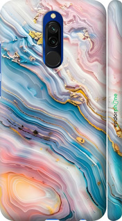 3D пластиковый матовый чехол Мрамор красивый для Xiaomi Redmi 8 - 6376m-1806 изображение 