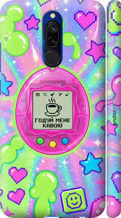 3D пластиковый матовый чехол 'Y2K Aesthetic Retro Pet: Годуй мене кавою' для Xiaomi Redmi 8 изображение 21