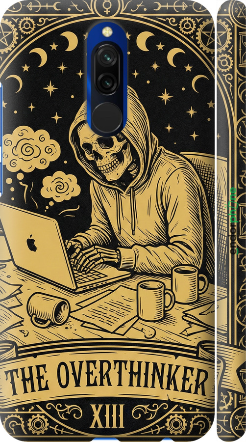 3D пластиковый матовый чехол The Overthinker для Xiaomi Redmi 8 - 6774m-1806 изображение 