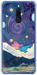 Силикон с усиленными углами чехол Креативный арт для Xiaomi Redmi 8 - 6322sp-1806 изображение 