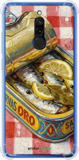 Силикон с усиленными углами чехол Vintage Sardine Tin Phone для Xiaomi Redmi 8 - 6772sp-1806 изображение 