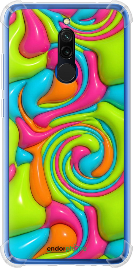 Силикон с усиленными углами чехол Y2K Jelly Dream для Xiaomi Redmi 8 - 6780sp-1806 изображение 