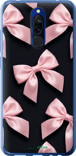 Силиконовый чехол Coquette Ribbons Dark Coquette для Xiaomi Redmi 8 - 6767u-1806 изображение 