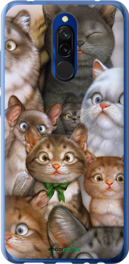 

Силіконовий чохол "Коти" для Xiaomi Redmi 8