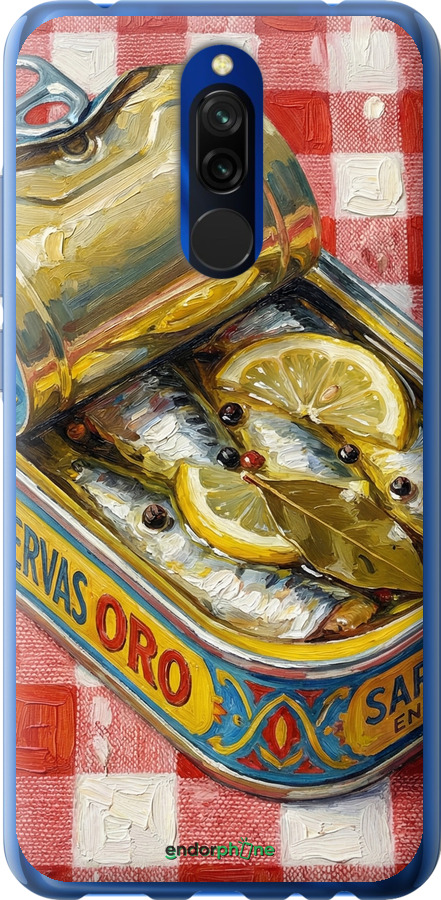 Силіконовий чехол Vintage Sardine Tin Phone для Xiaomi Redmi 8 - 6772u-1806 изображение 