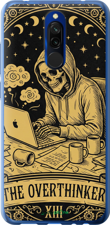 Силіконовий чехол The Overthinker для Xiaomi Redmi 8 - 6774u-1806 изображение 