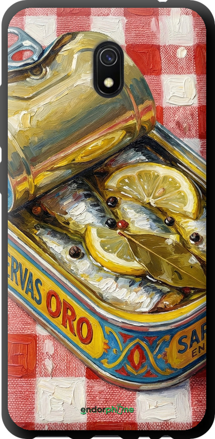 TPU чехол Vintage Sardine Tin Phone для Xiaomi Redmi 8A - 6772b-1794 изображение 