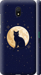 3D пластиковый матовый чехол Cute Cat Celestial/Witchy для Xiaomi Redmi 8A - 6787m-1794 изображение 
