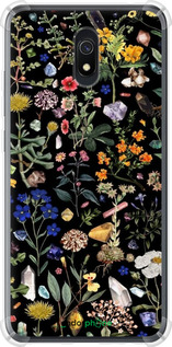 Силикон с усиленными углами чехол С цветами для Xiaomi Redmi 8A - 6422sp-1794 изображение 