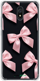 Силіконовий протиударний с посиленими кутами чехол Coquette Ribbons Dark Coquette для Xiaomi Redmi 8A - 6767sp-1794 изображение 