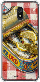 Силикон с усиленными углами чехол Vintage Sardine Tin Phone для Xiaomi Redmi 8A - 6772sp-1794 изображение 