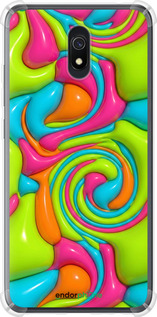 Силикон с усиленными углами чехол Y2K Jelly Dream для Xiaomi Redmi 8A - 6780sp-1794 изображение 