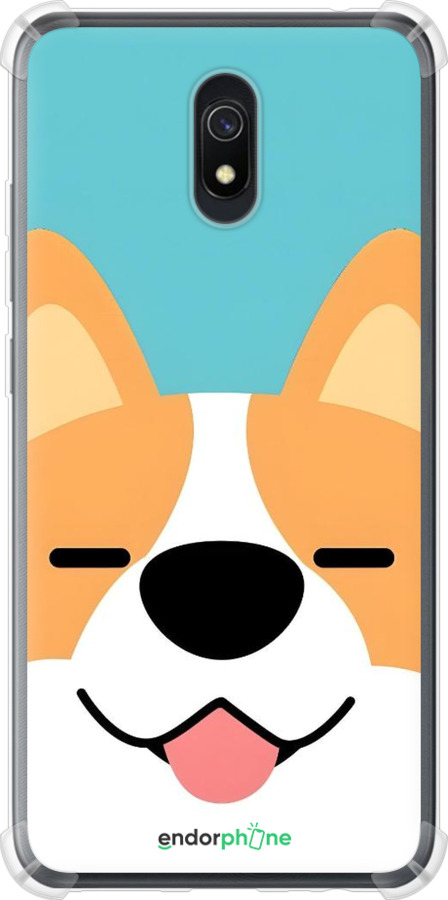 Силикон с усиленными углами чехол Корги для Xiaomi Redmi 8A - 6280sp-1794 изображение 