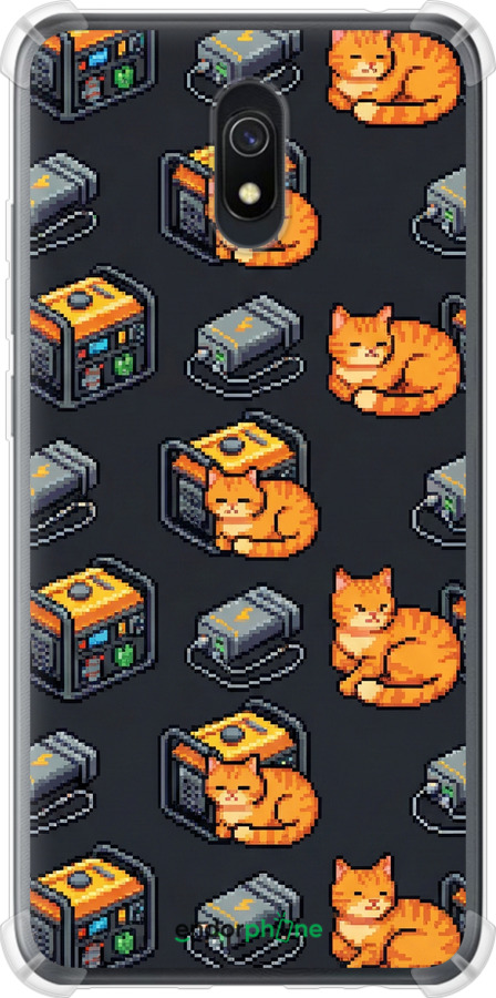 Силикон с усиленными углами чехол Autonomous Zone для Xiaomi Redmi 8A - 6771sp-1794 изображение 