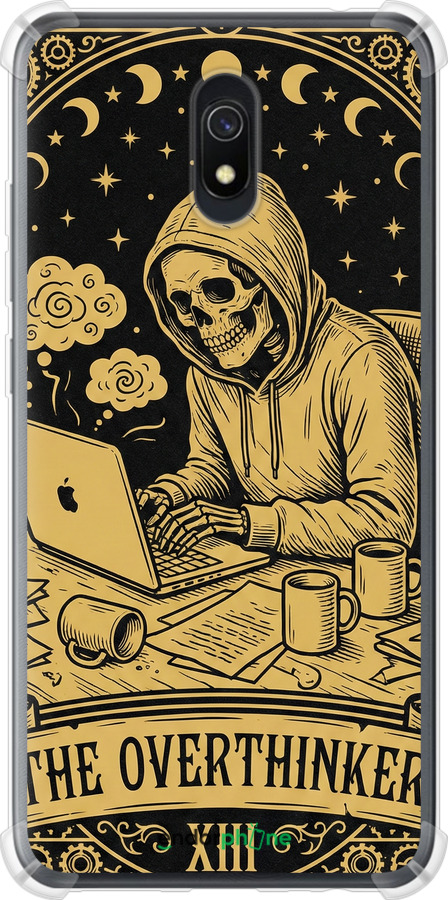 Силіконовий протиударний с посиленими кутами чехол The Overthinker для Xiaomi Redmi 8A - 6774sp-1794 изображение 