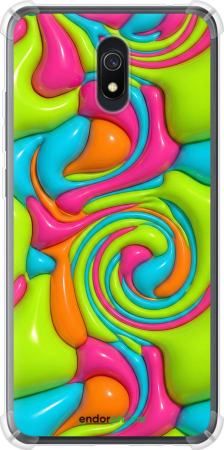 Силикон с усиленными углами чехол Y2K Jelly Dream для Xiaomi Redmi 8A - 6780sp-1794 изображение 