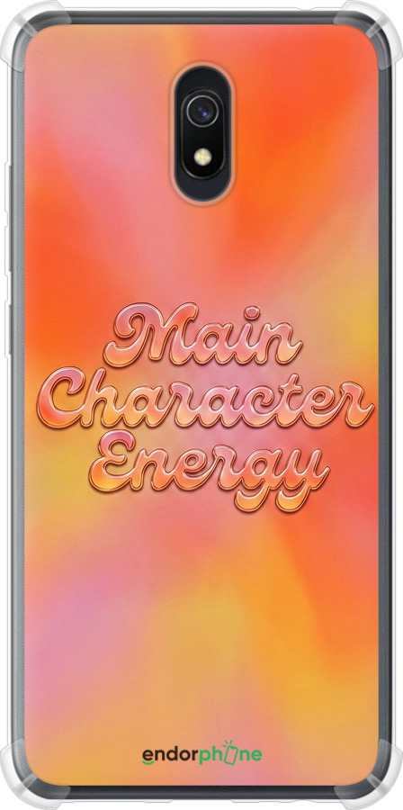 Силикон с усиленными углами чехол Aura Gradient Main Character Energy Aesthetic Y2K для Xiaomi Redmi 8A - 6783sp-1794 изображение 