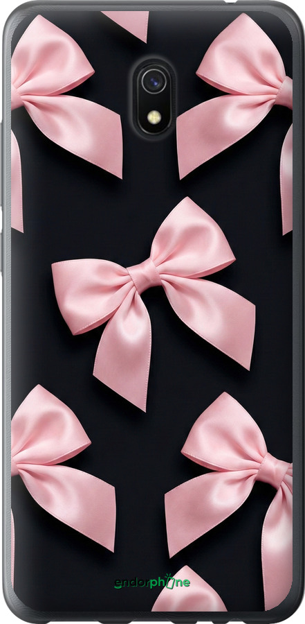 2D пластиковый чехол Coquette Ribbons Dark Coquette для Xiaomi Redmi 8A - 6767t-1794 изображение 