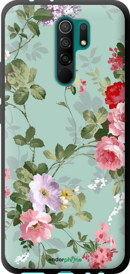 TPU чехол Квіткові шпалери 2 для Xiaomi Redmi 9 - 862b-2019 изображение 