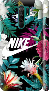 3D пластиковий матовий чехол Nike для Xiaomi Redmi 9 - 6378m-2019 изображение 