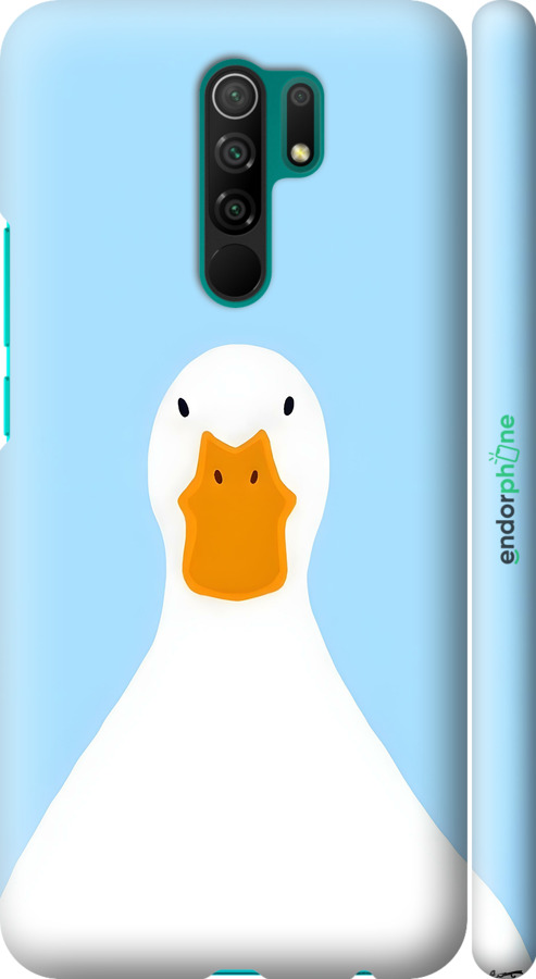 3D пластиковый матовый чехол Гусь для Xiaomi Redmi 9 - 6350m-2019 изображение 