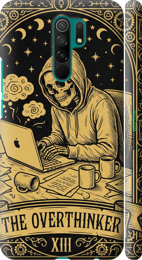 3D пластиковый матовый чехол The Overthinker для Xiaomi Redmi 9 - 6774m-2019 изображение 