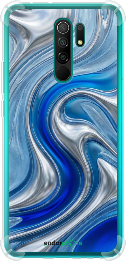 Силикон с усиленными углами чехол Liquid Chrome для Xiaomi Redmi 9 - 6781sp-2019 изображение 