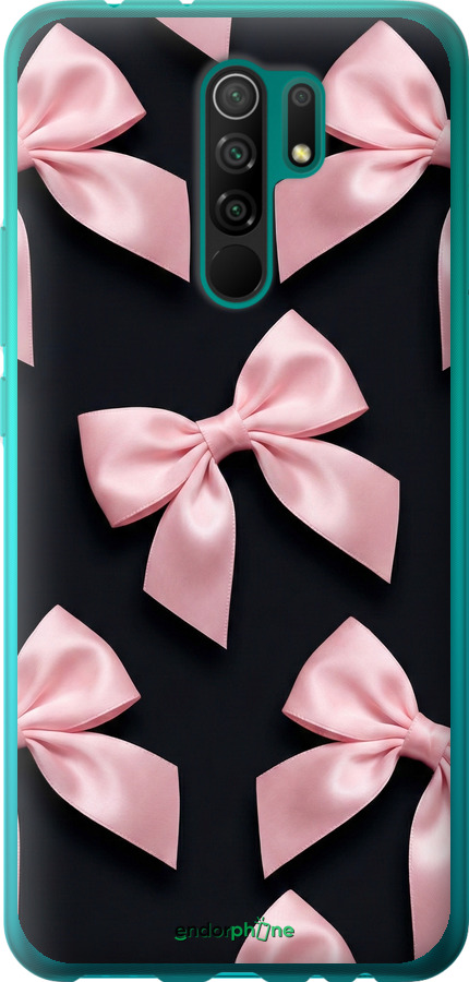 2D пластиковый чехол Coquette Ribbons Dark Coquette для Xiaomi Redmi 9 - 6767t-2019 изображение 