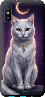 TPU чехол Mystic White Cat Gothic Dark Purple Gold для Xiaomi Redmi 9A - 6805b-2034 изображение 