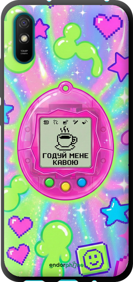 TPU чехол Y2K Aesthetic Retro Pet: Годуй мене кавою для Xiaomi Redmi 9A - 6784b-2034 изображение 