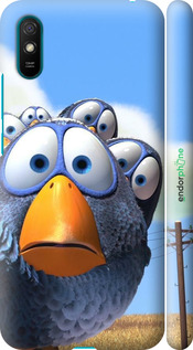 3D пластиковый матовый чехол Angry Birds для Xiaomi Redmi 9A - 6008m-2034 изображение 