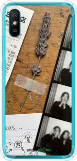 Силикон с усиленными углами чехол Aesthetic Scrapbook Collage для Xiaomi Redmi 9A - 6773sp-2034 изображение 