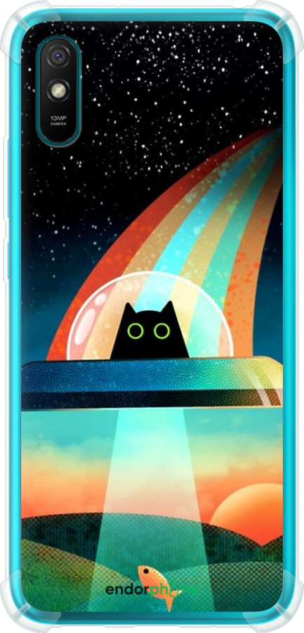 Силіконовий протиударний с посиленими кутами чехол № 5395 для Xiaomi Redmi 9A - 5395sp-2034 изображение 