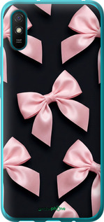 Силіконовий чехол Coquette Ribbons Dark Coquette для Xiaomi Redmi 9A - 6767u-2034 изображение 
