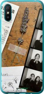 Силиконовый чехол Aesthetic Scrapbook Collage для Xiaomi Redmi 9A - 6773u-2034 изображение 