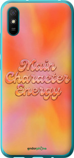 Силиконовый чехол Aura Gradient Main Character Energy Aesthetic Y2K для Xiaomi Redmi 9A - 6783u-2034 изображение 