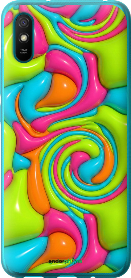 Силіконовий чехол Y2K Jelly Dream для Xiaomi Redmi 9A - 6780u-2034 изображение 