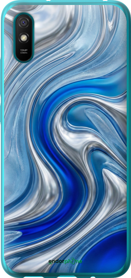 Силиконовый чехол Liquid Chrome для Xiaomi Redmi 9A - 6781u-2034 изображение 