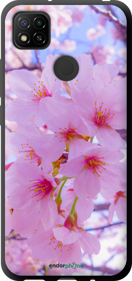 TPU чехол Сакура для Xiaomi Redmi 9C - 6029b-2035 изображение 
