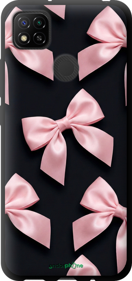 TPU чехол Coquette Ribbons Dark Coquette для Xiaomi Redmi 9C - 6767b-2035 изображение 