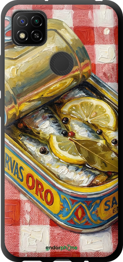 TPU чехол Vintage Sardine Tin Phone для Xiaomi Redmi 9C - 6772b-2035 изображение 